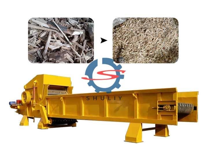 Waste Wooden Pallet Grinder | Industrial Wood Shredder